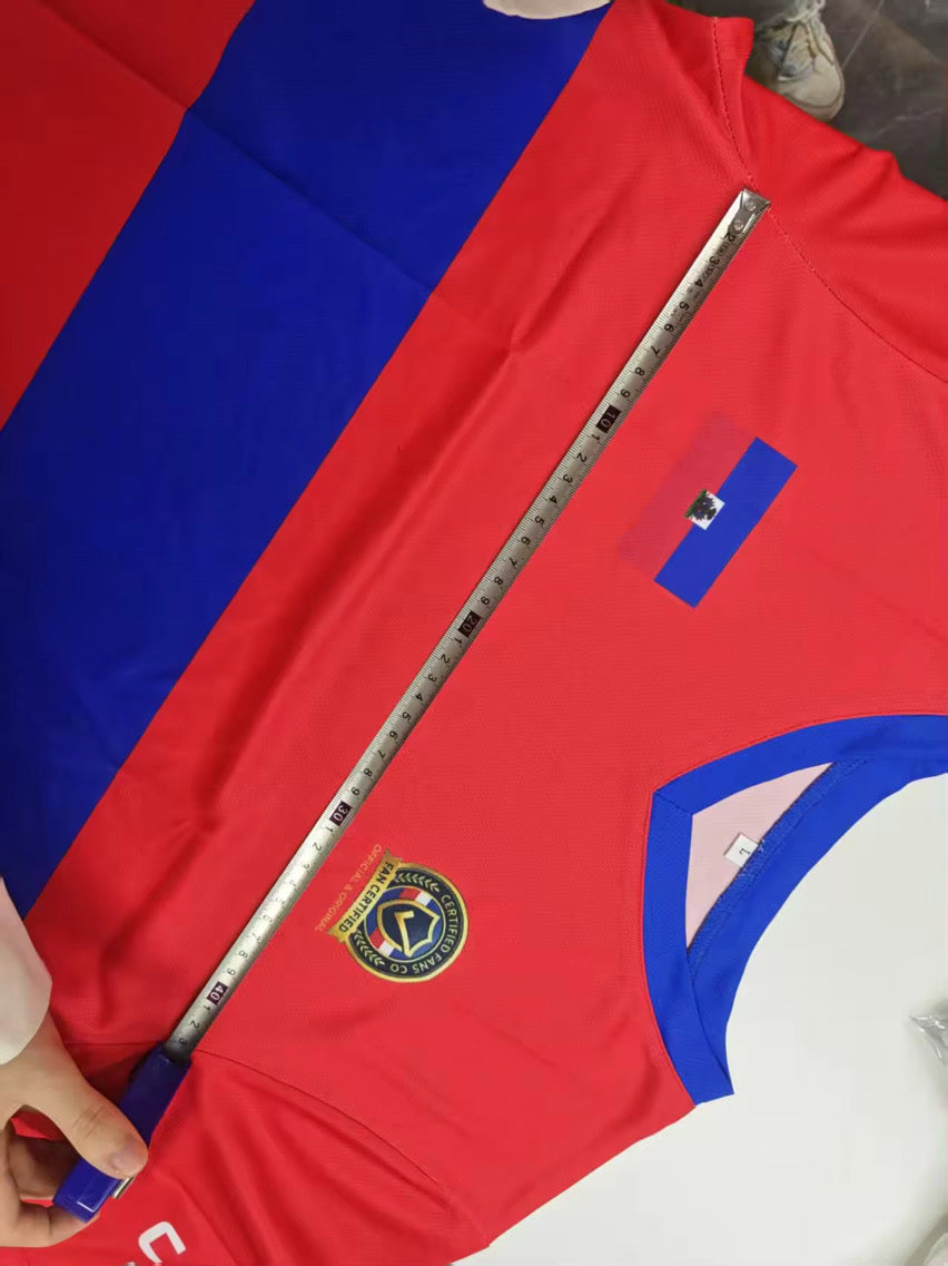 Certified Fans Co. Haiti Heritage Football Jersey