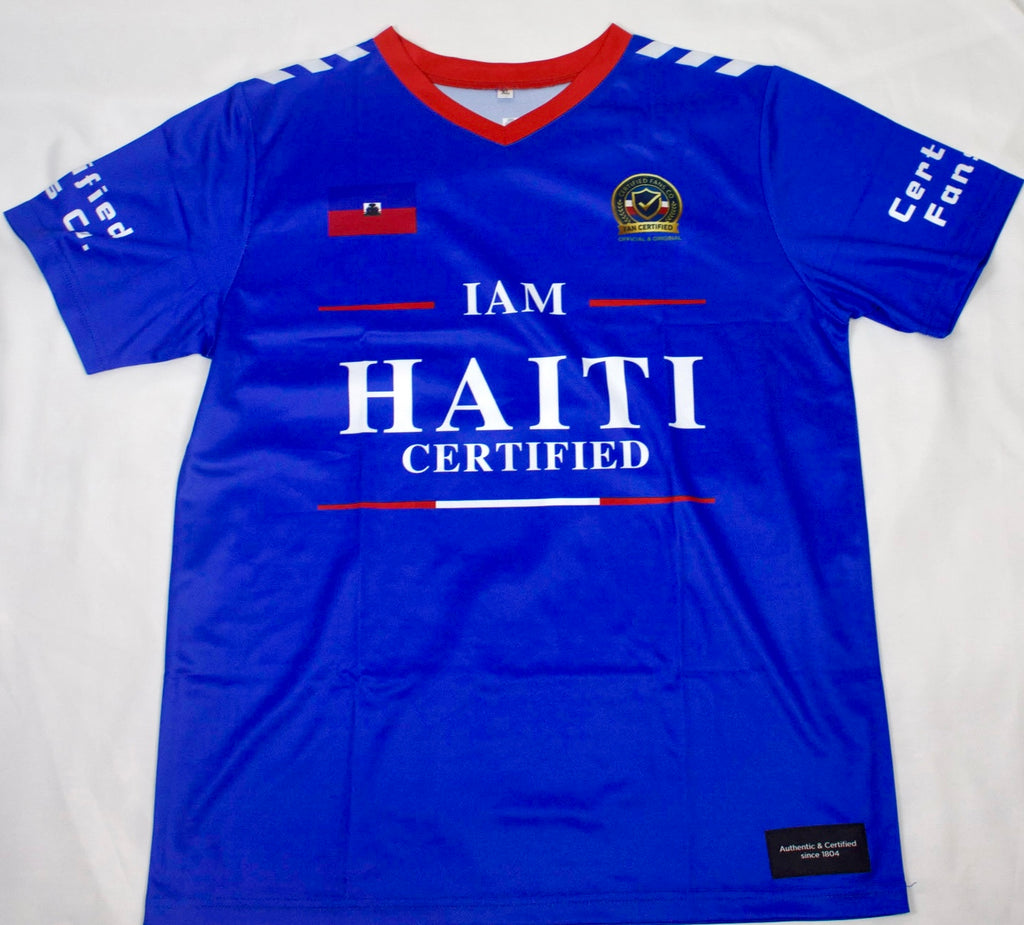 I AM HAITI CERTIFIED™ Soccer Jersey – Liberté Edition #04