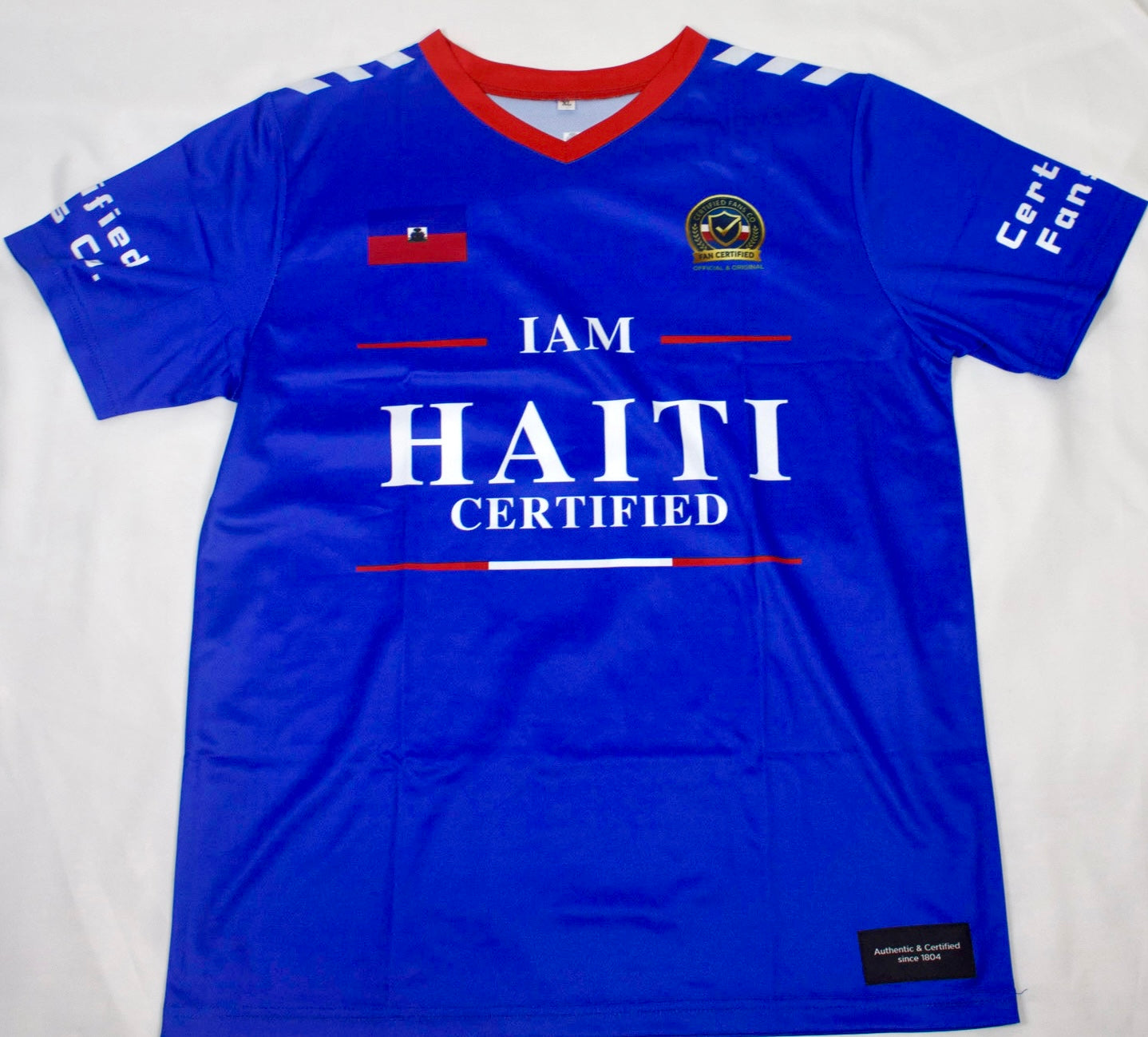 I AM HAITI CERTIFIED™ Soccer Jersey – Liberté Edition #04