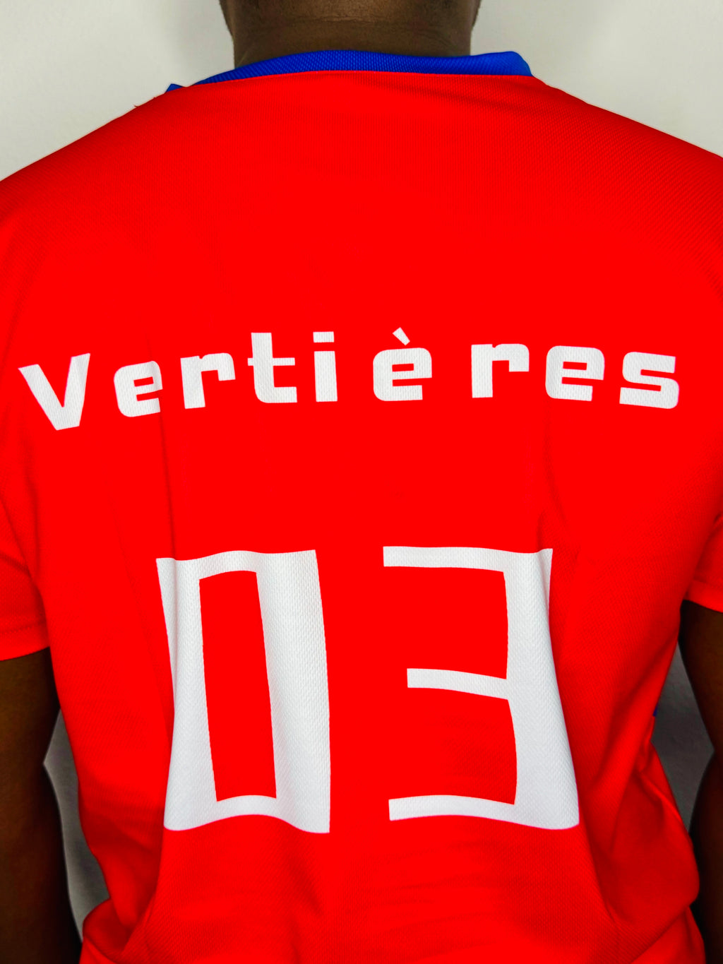Certified Fans Co. Haiti Heritage Football Jersey